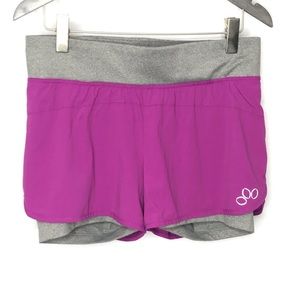 REI Purple/ Gray Over Shorts